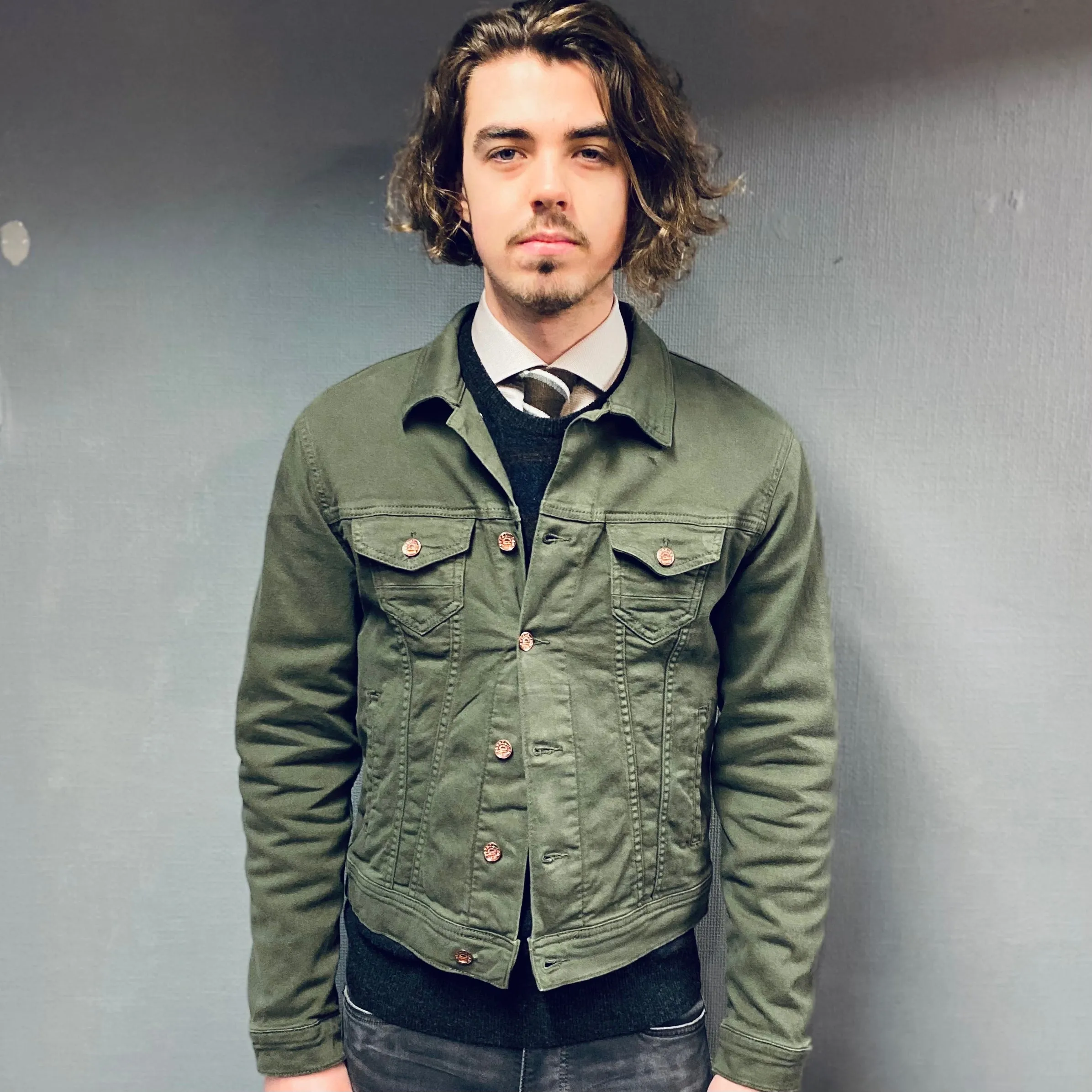 Petrol Industries Green Timber Denim Jacket