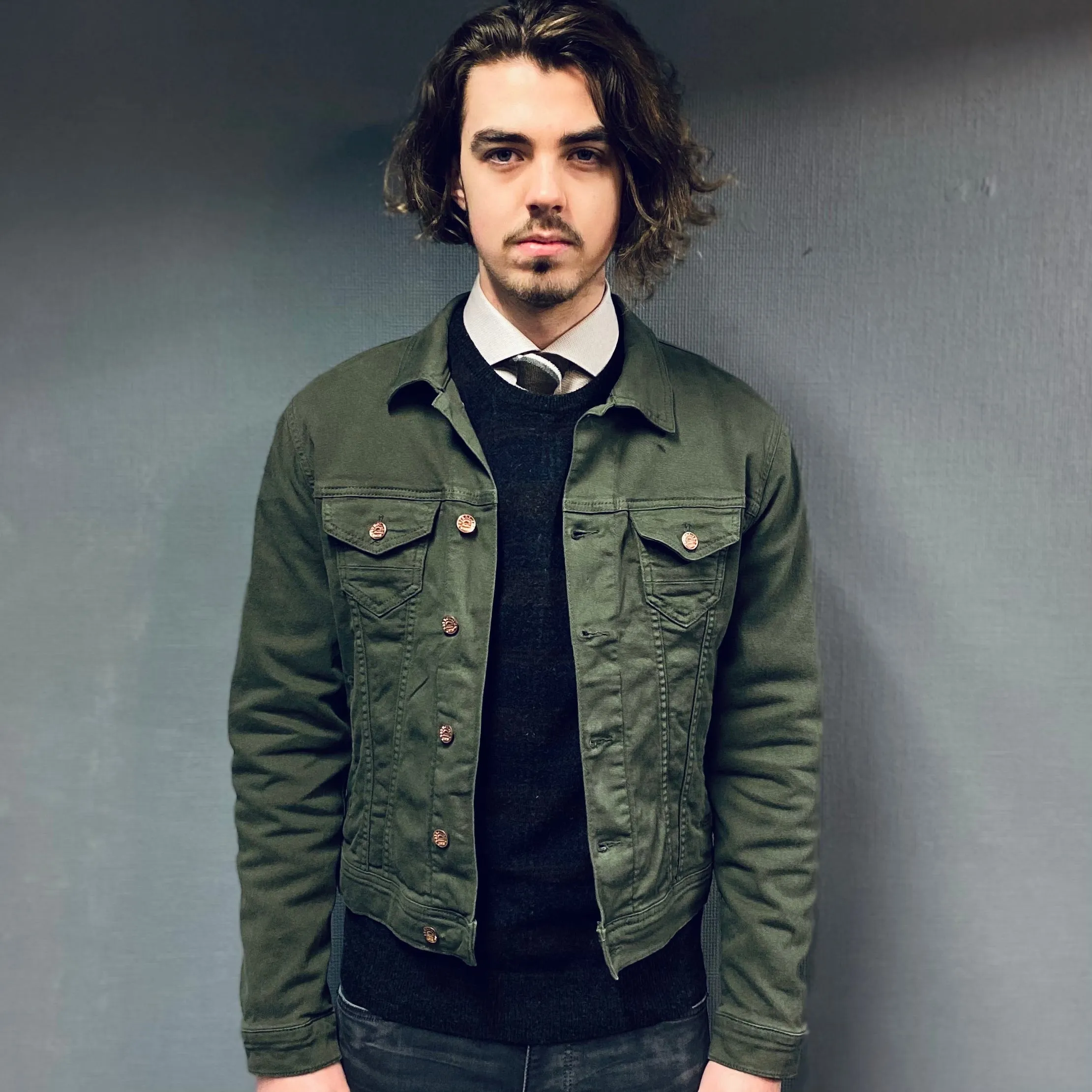 Petrol Industries Green Timber Denim Jacket