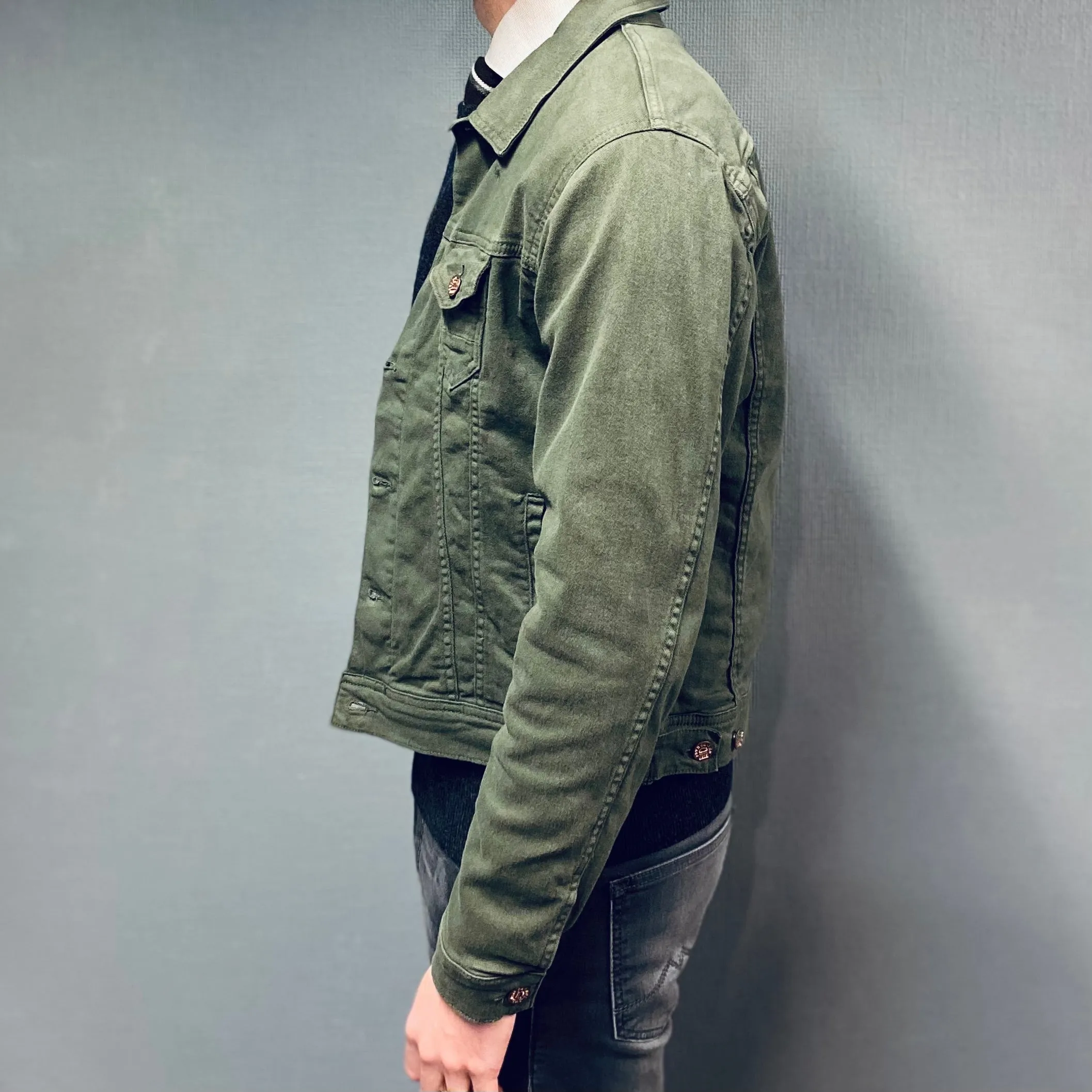 Petrol Industries Green Timber Denim Jacket