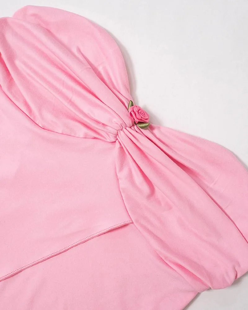 Pinky Rosebud Top