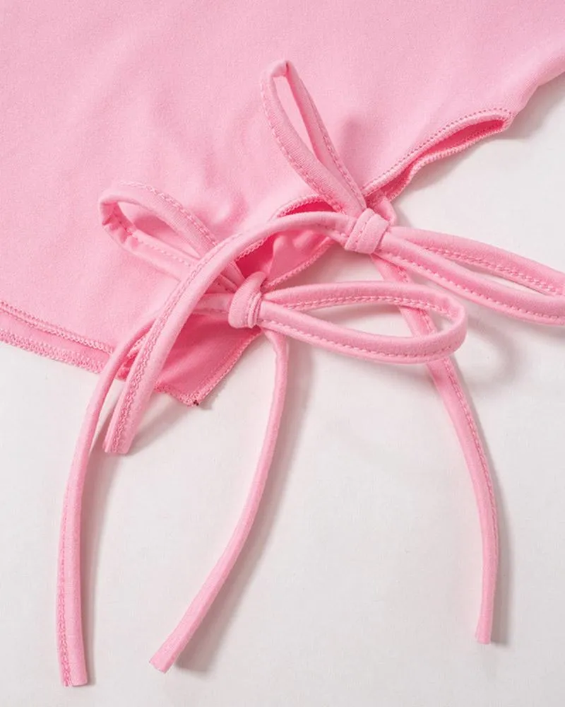 Pinky Rosebud Top