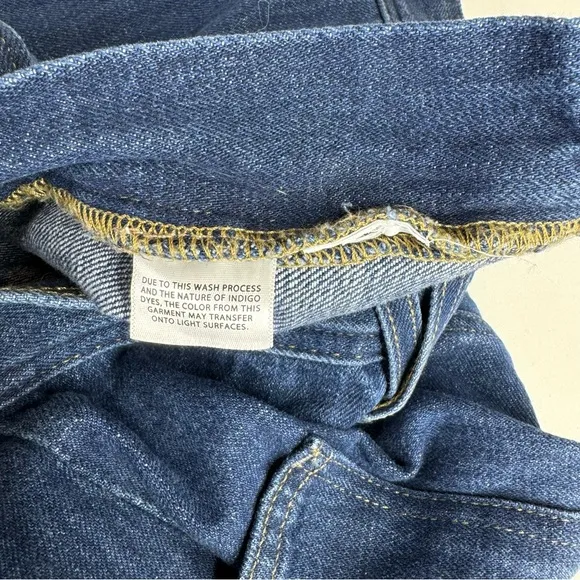 Point Sur J. Crew Wide Leg Raw Hem Denim Jeans Womens size 35