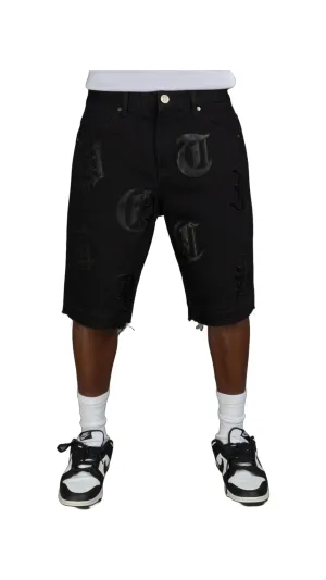 POLITICS "BETZ" SHORTS (BLACK WASH)