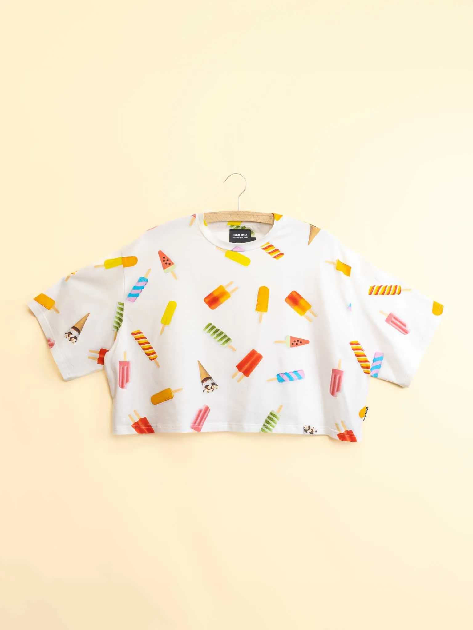 Popsicles Cropped T-shirt en Shorts set Dames