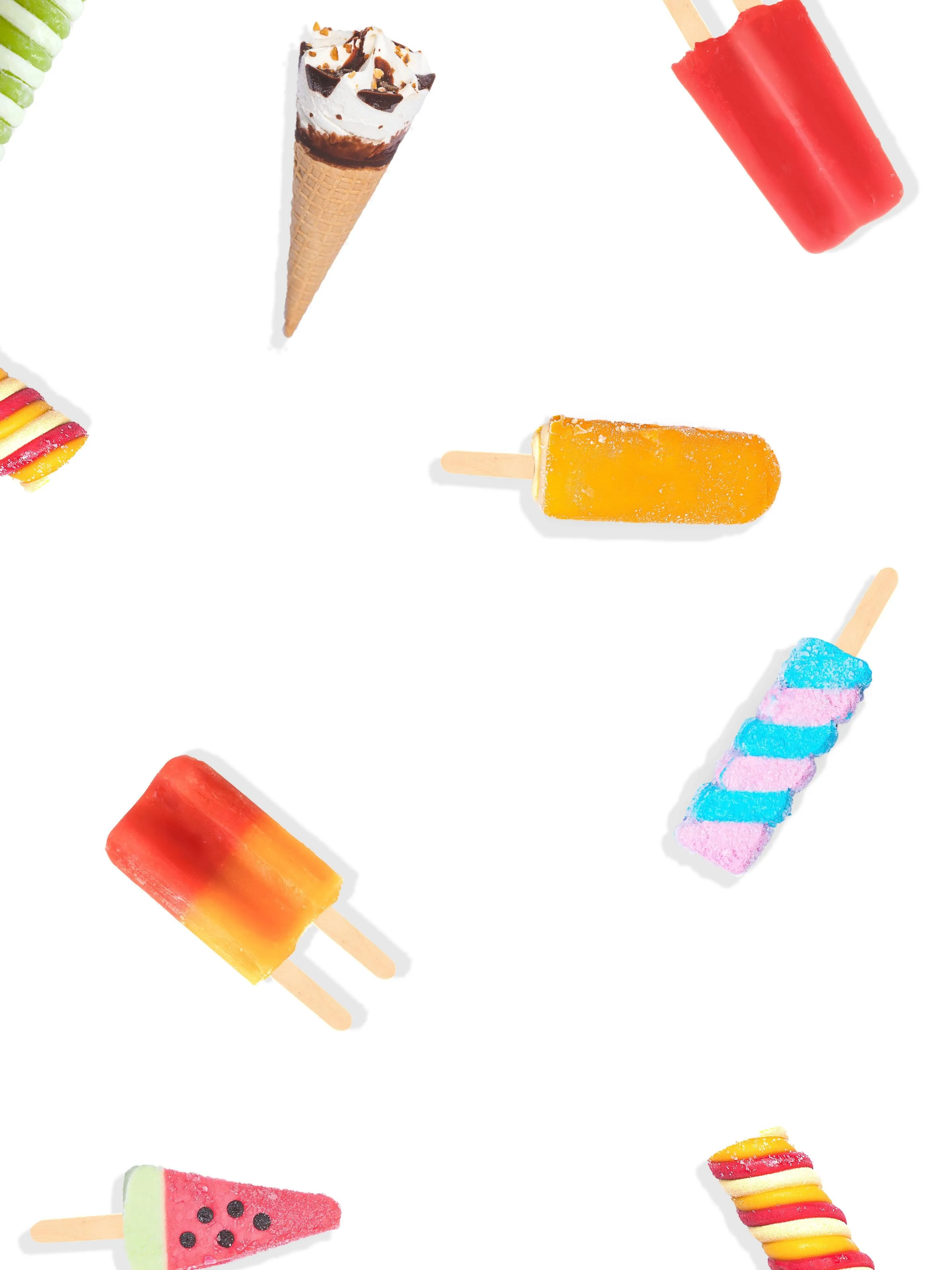 Popsicles Cropped T-shirt en Shorts set Dames