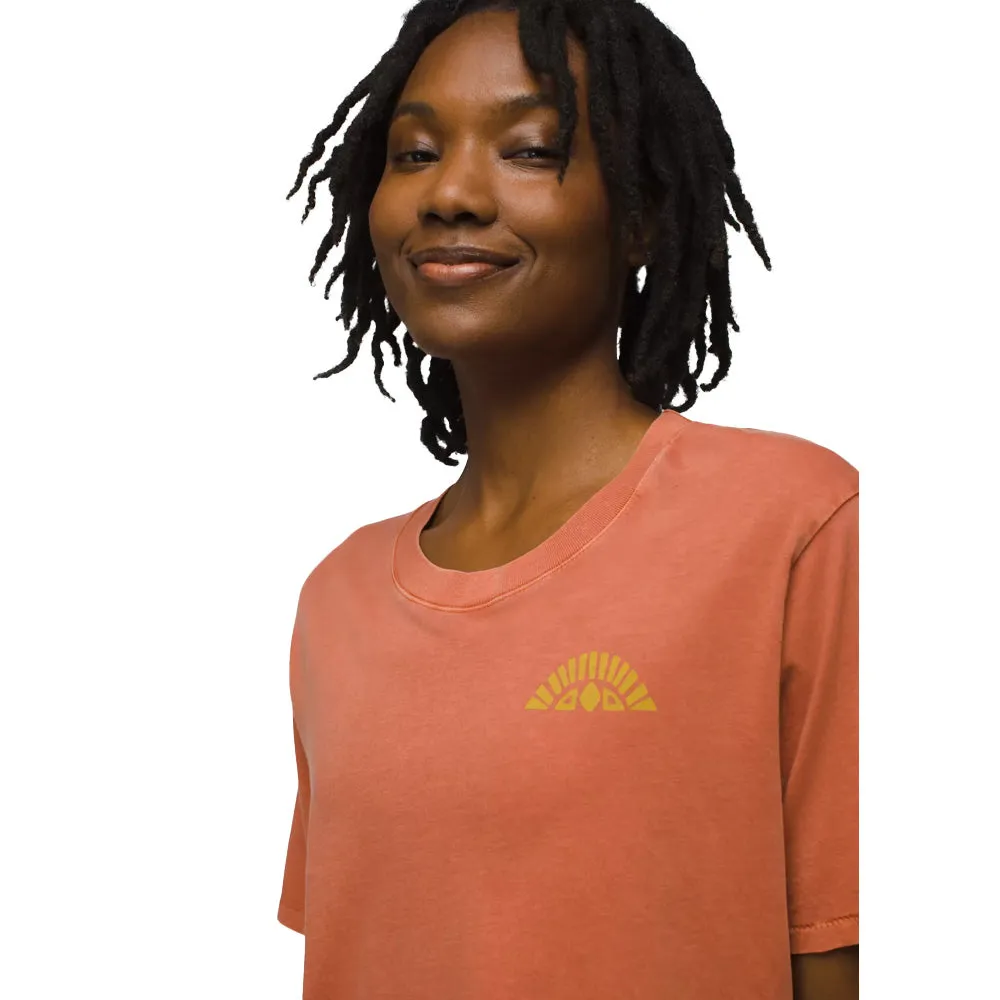 Prana Everyday Vintage-Washed Graphic Crop Tee Womens