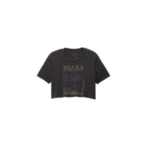 Prana Everyday Vintage-Washed Graphic Crop Tee Womens