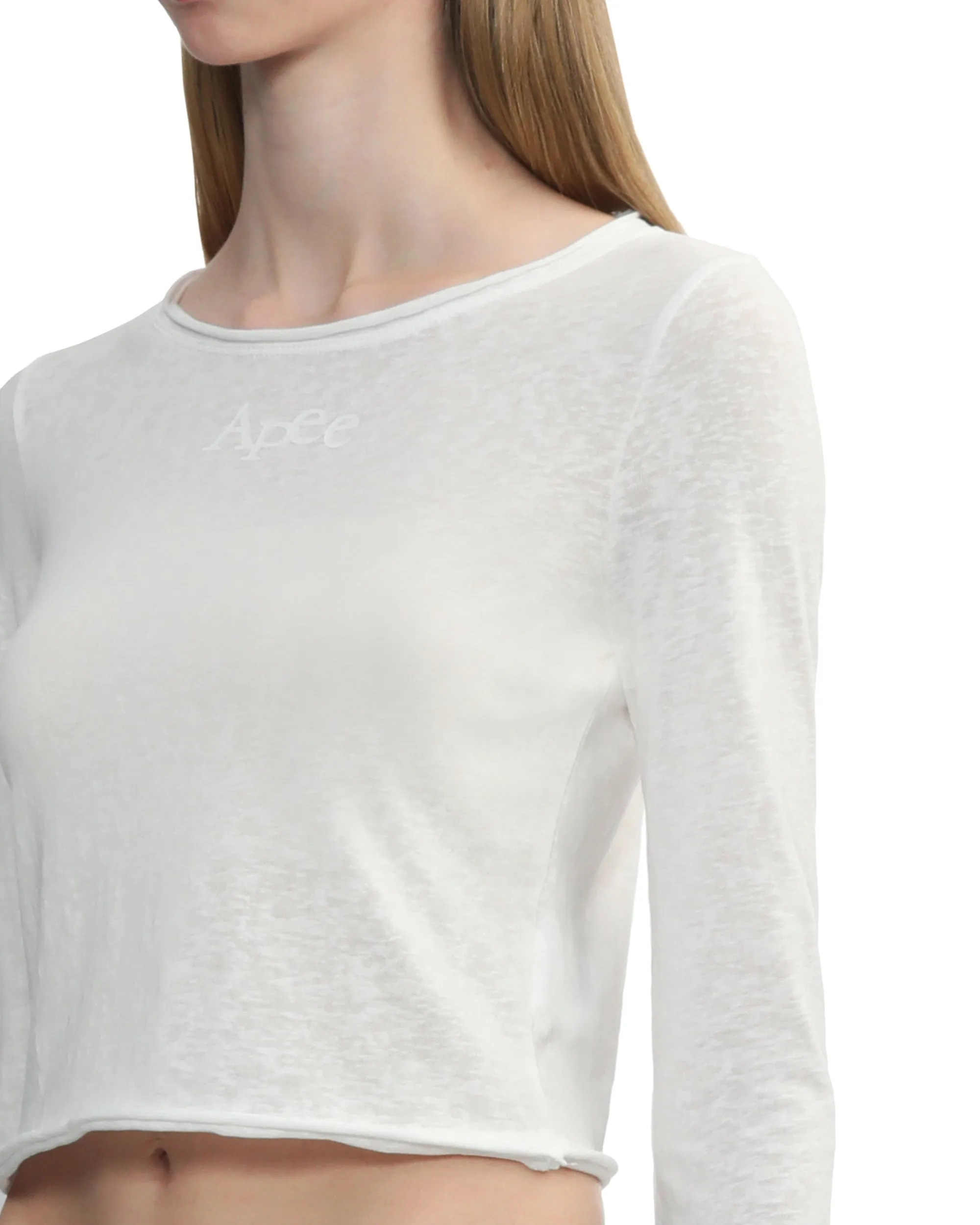 Printed slub top