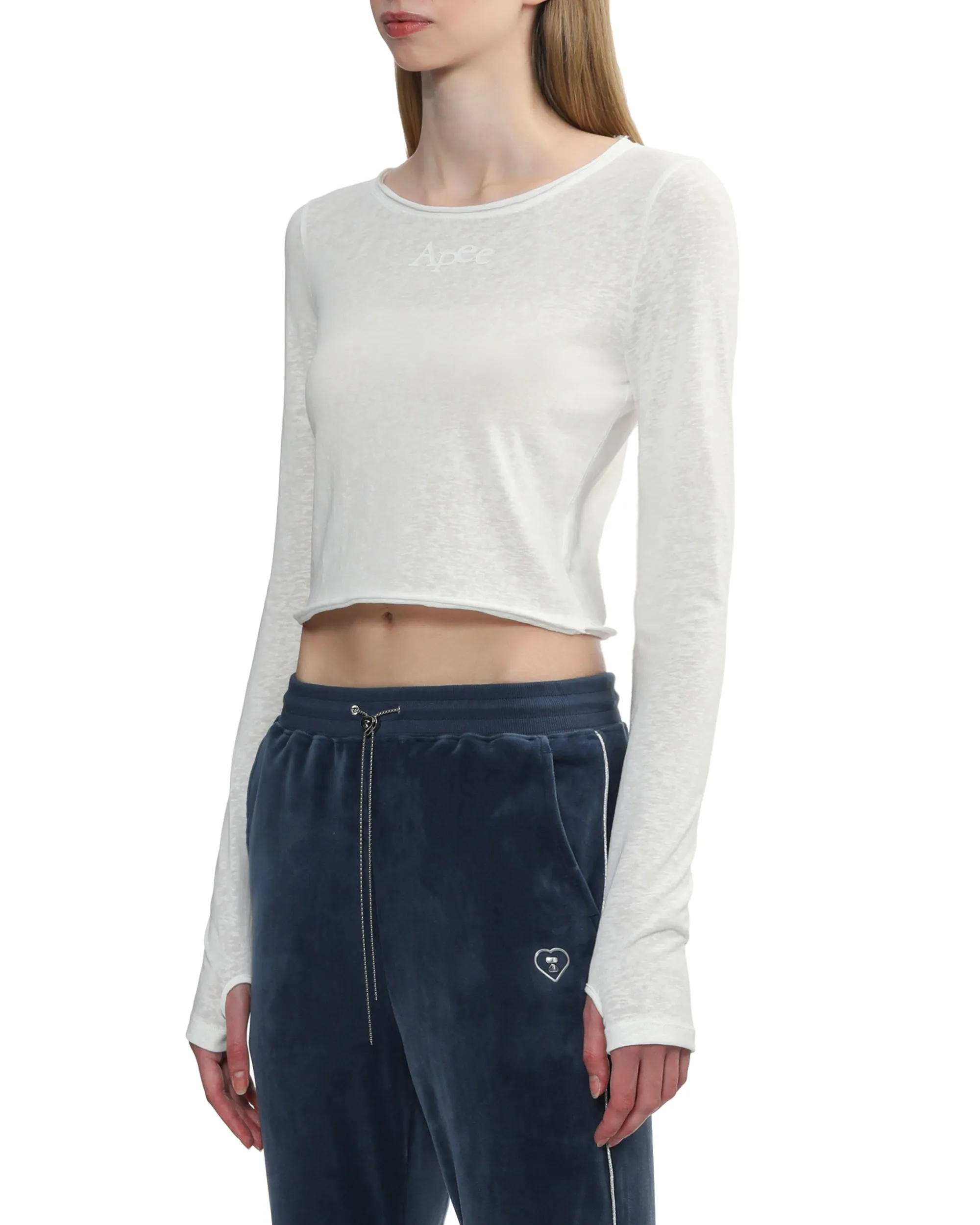 Printed slub top