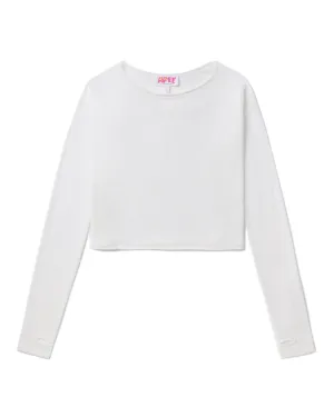 Printed slub top
