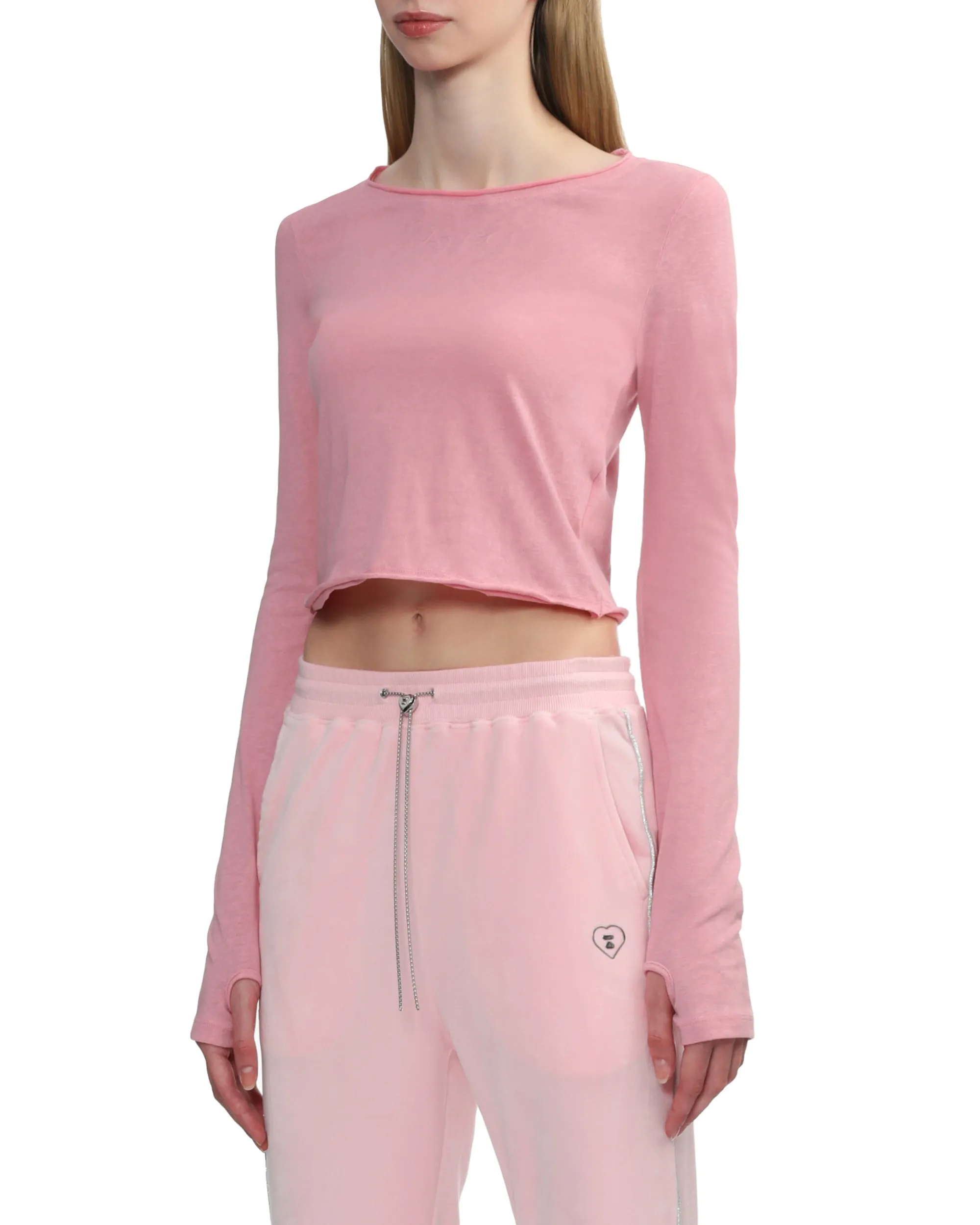 Printed slub top