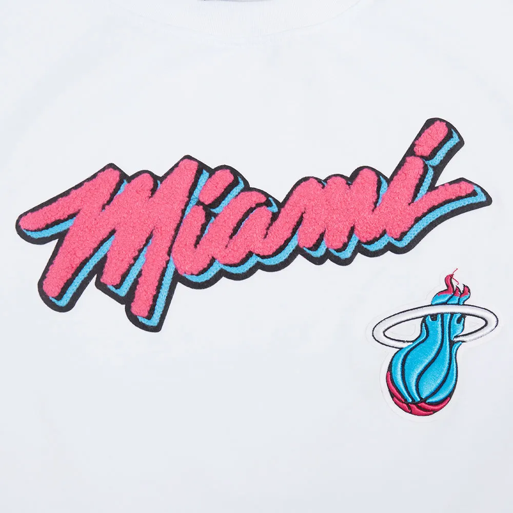 Pro Standard Miami HEAT Original Vice Girls Boxy Crop Tee