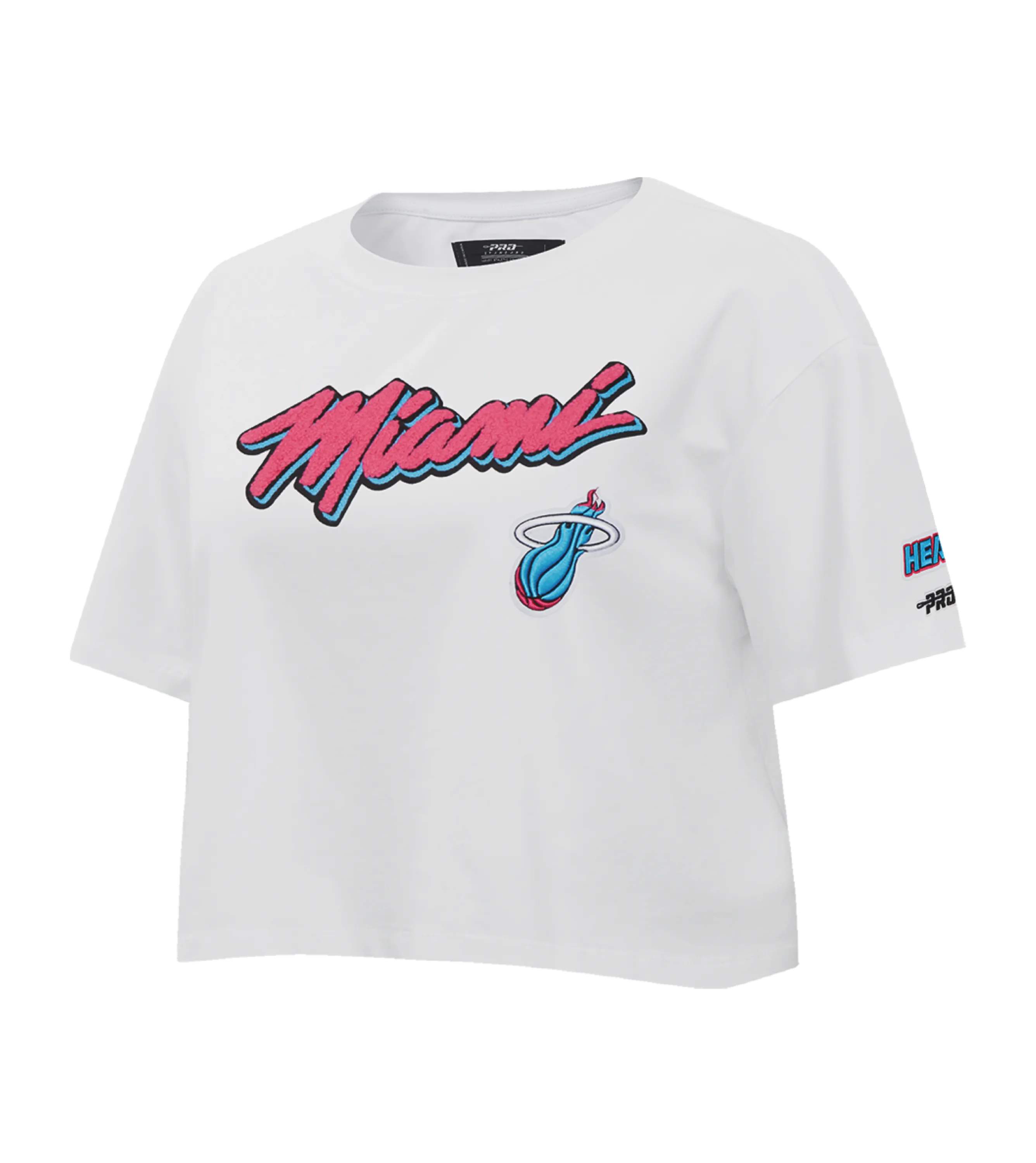 Pro Standard Miami HEAT Original Vice Girls Boxy Crop Tee