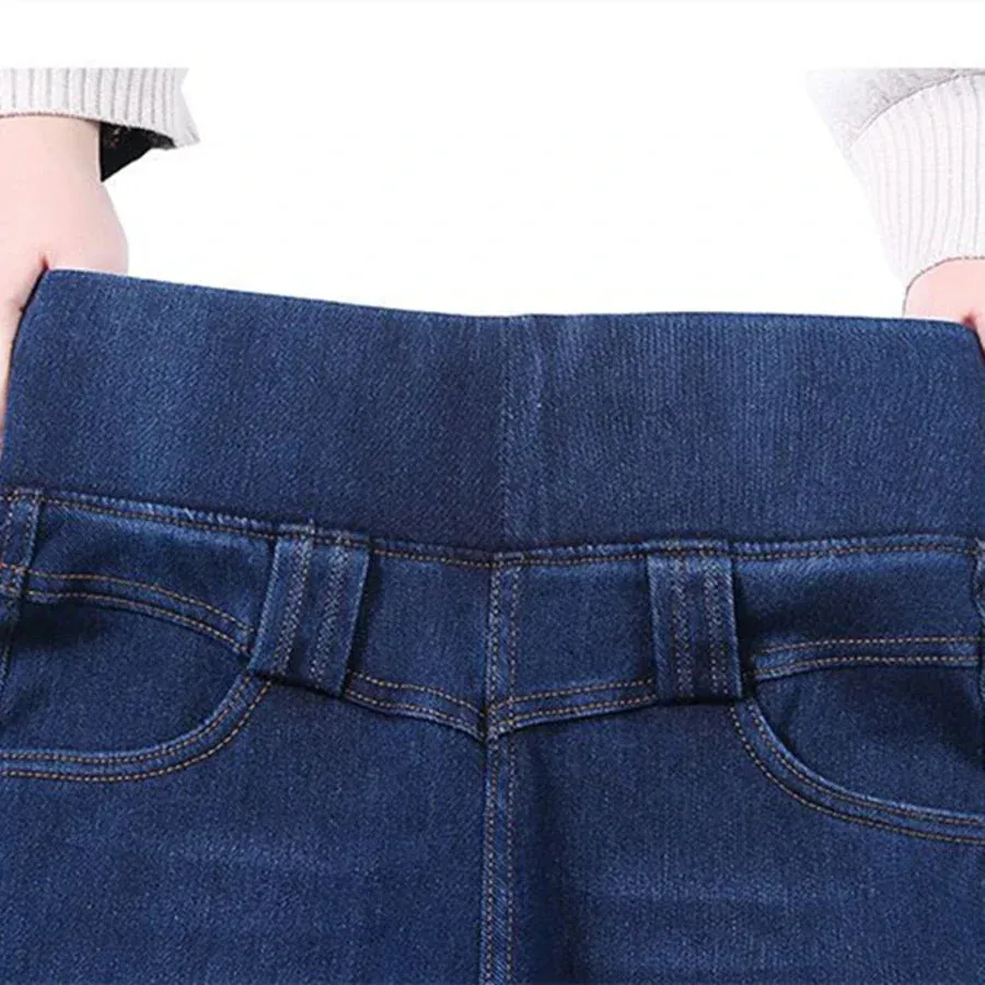 Quincy - Vintage-Jeans mit hoher dehnbarer Taille