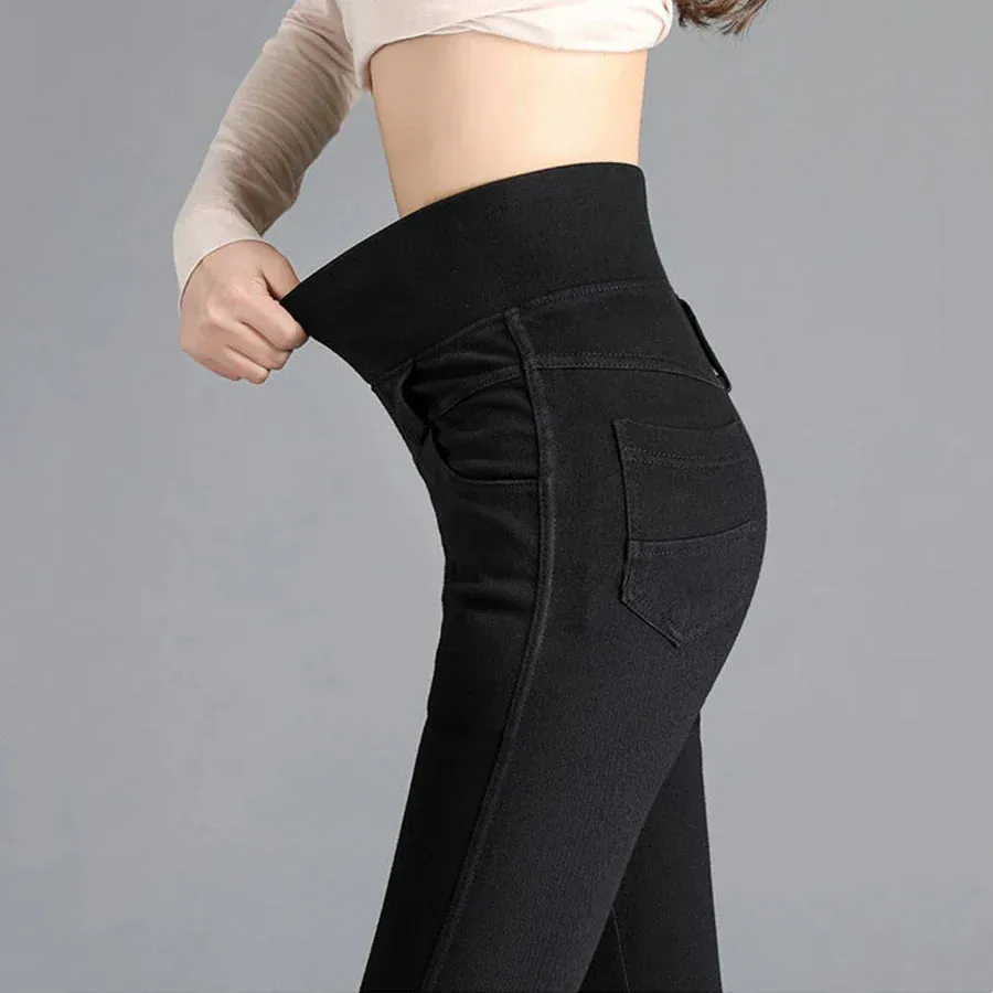 Quincy - Vintage-Jeans mit hoher dehnbarer Taille