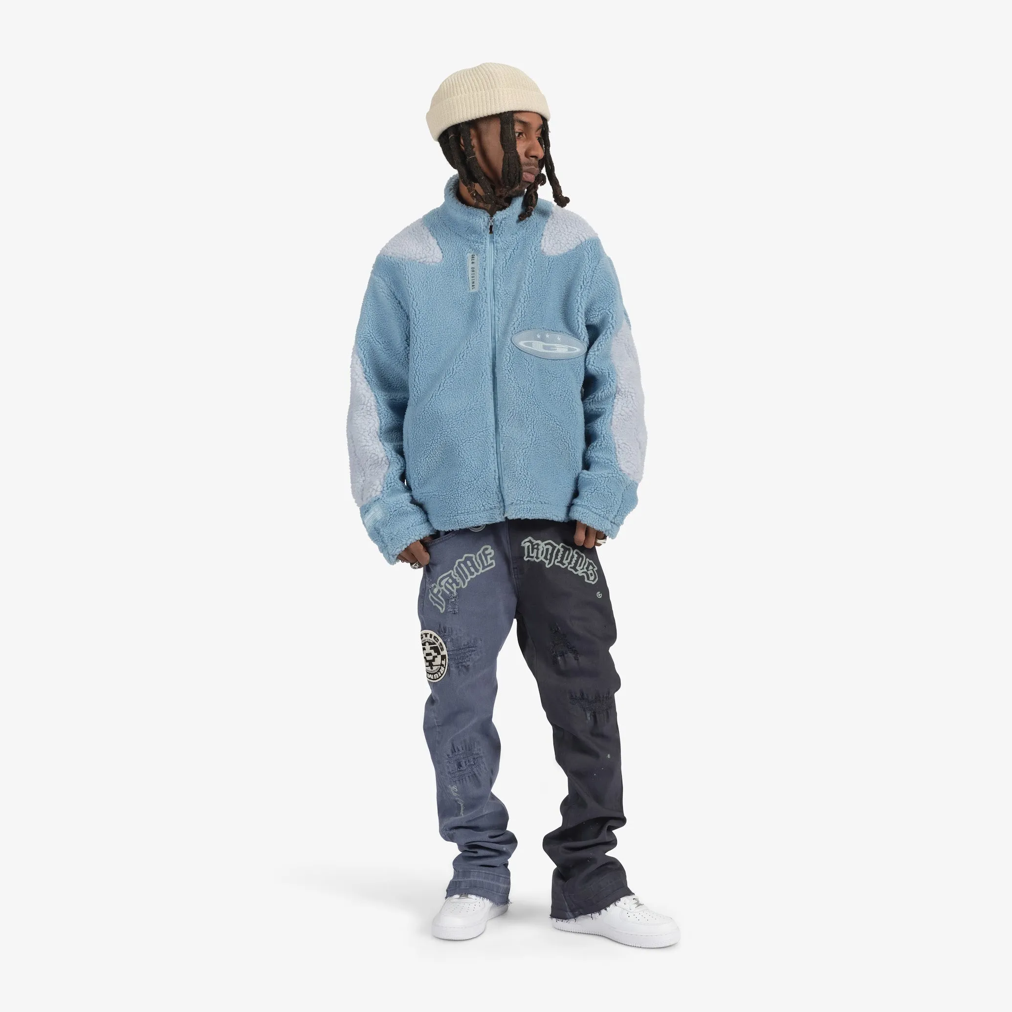 "Famous" Stack Denim (navy/indigo)