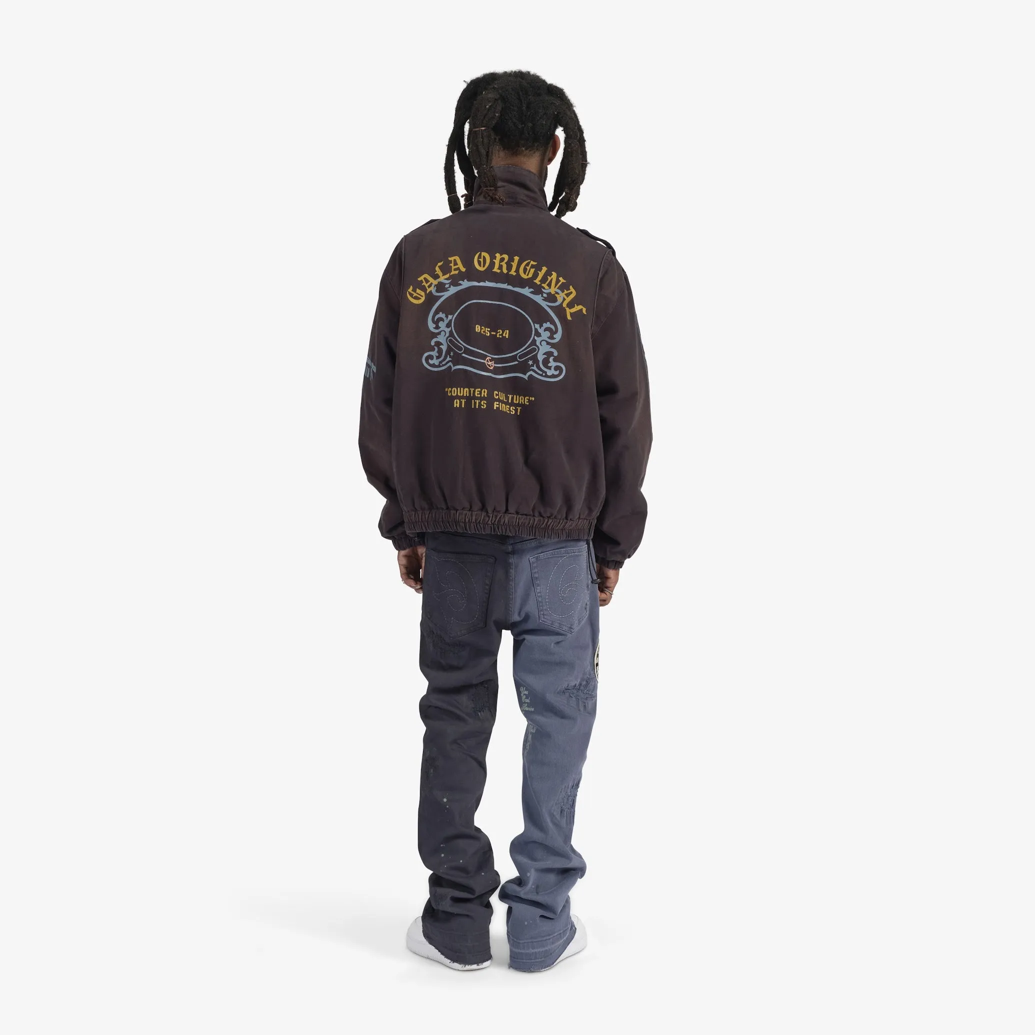 "Famous" Stack Denim (navy/indigo)