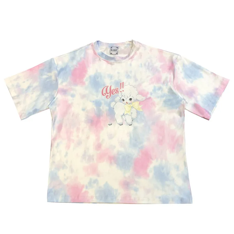 "GENTLE LAMB GRADIENT" TEE Y031605