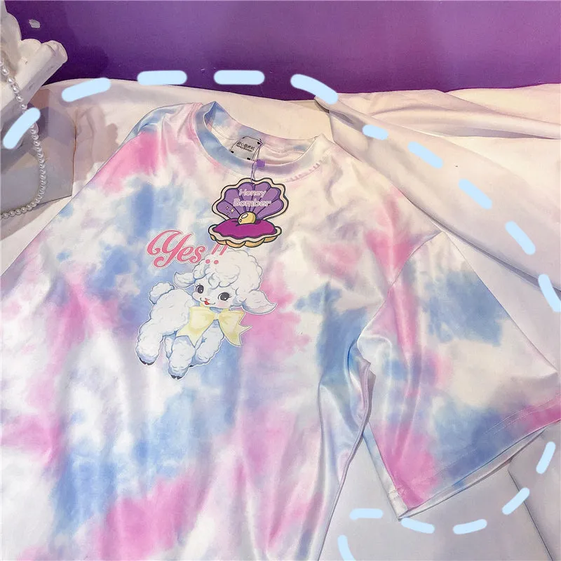 "GENTLE LAMB GRADIENT" TEE Y031605