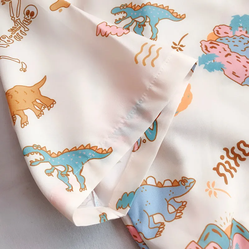 "LITTLE DINOSAUR PRINTING" SHORT SLEEVE SHIRT S031404