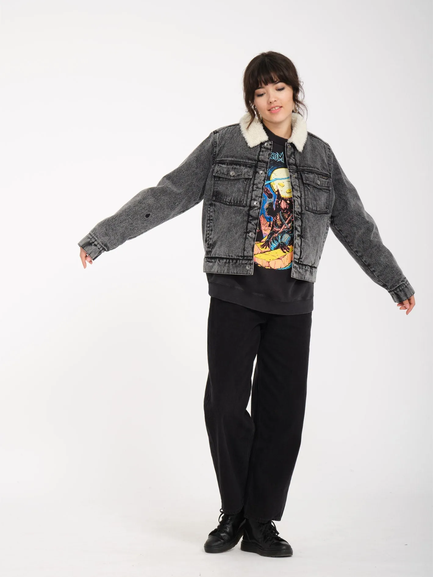 Radstone Denim Jacke - BLACK