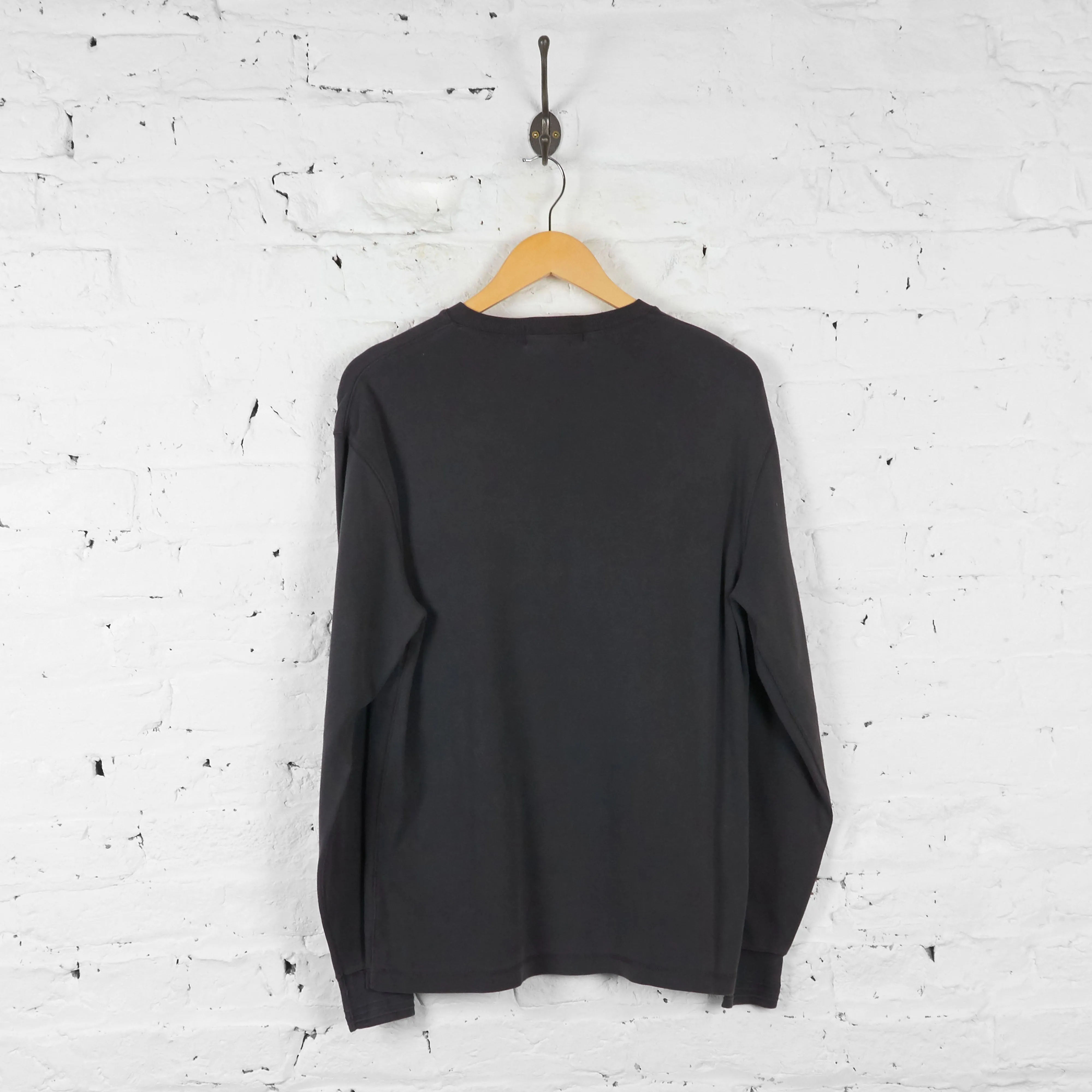 Ralph Lauren Button Front T Shirt - Grey- S