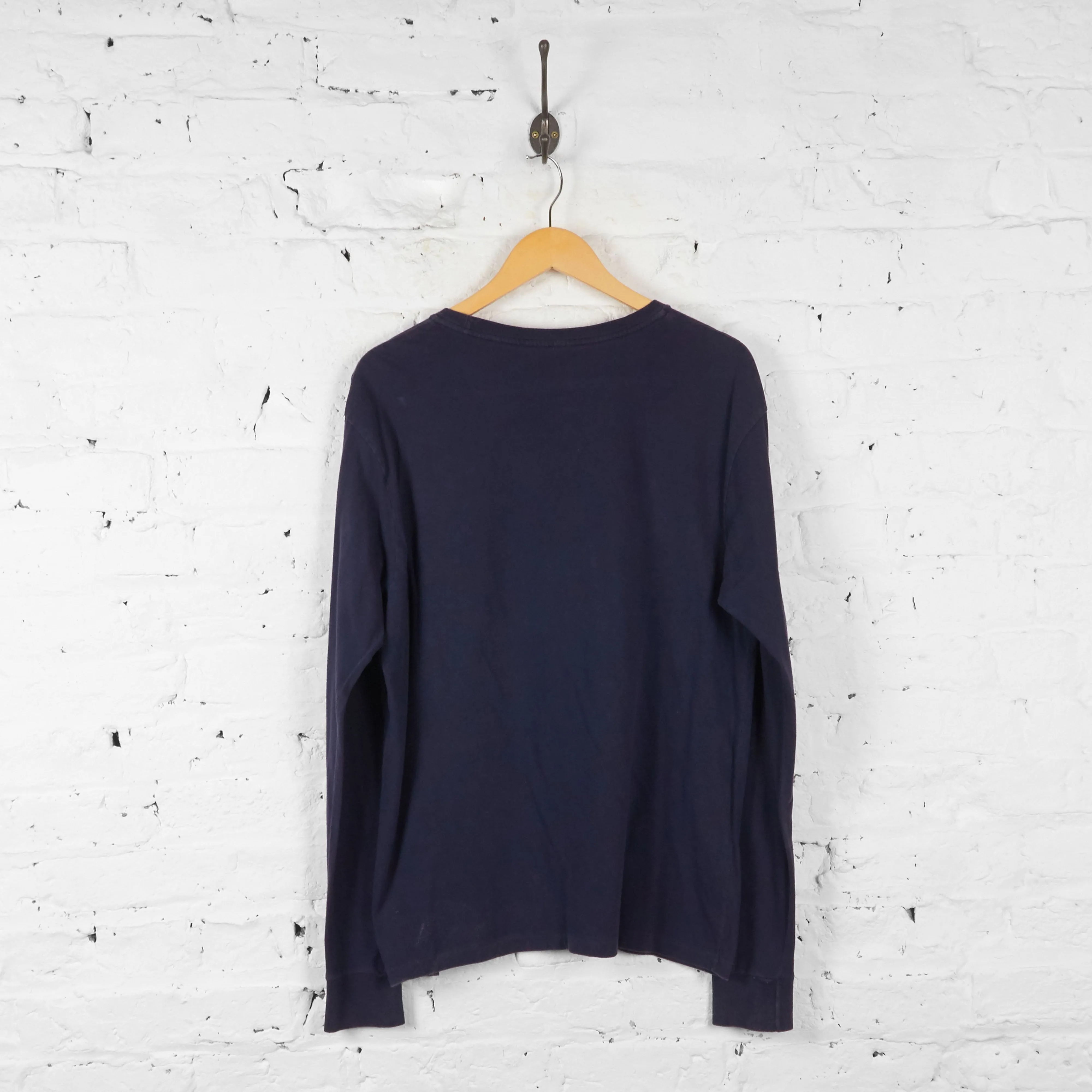 Ralph Lauren Long Sleeve T Shirt - Blue - M