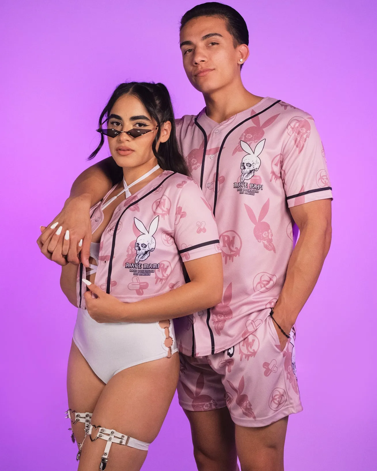 Rave Mami Pink Cropped Jersey