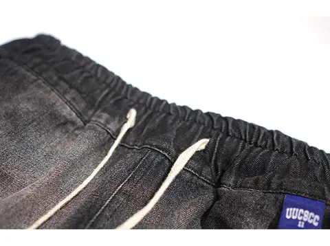 Raw Edge Distressed Jeans