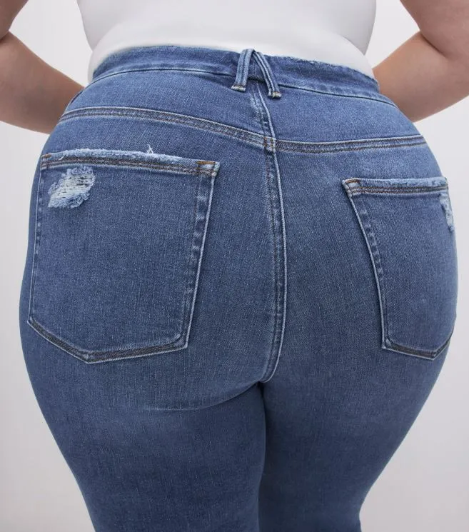 Raw Hem Straight Leg