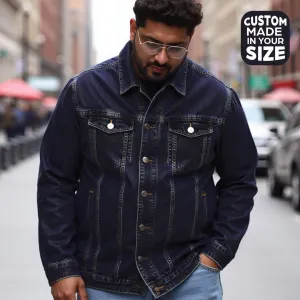 Raw Indigo Denim Trucker Jacket
