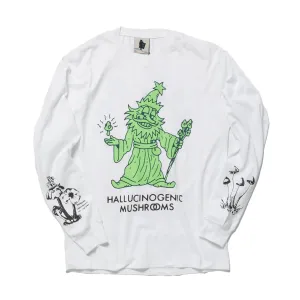 Real Bad Man Hallucinogenic Wiz Long Sleeve T-Shirt 'White'