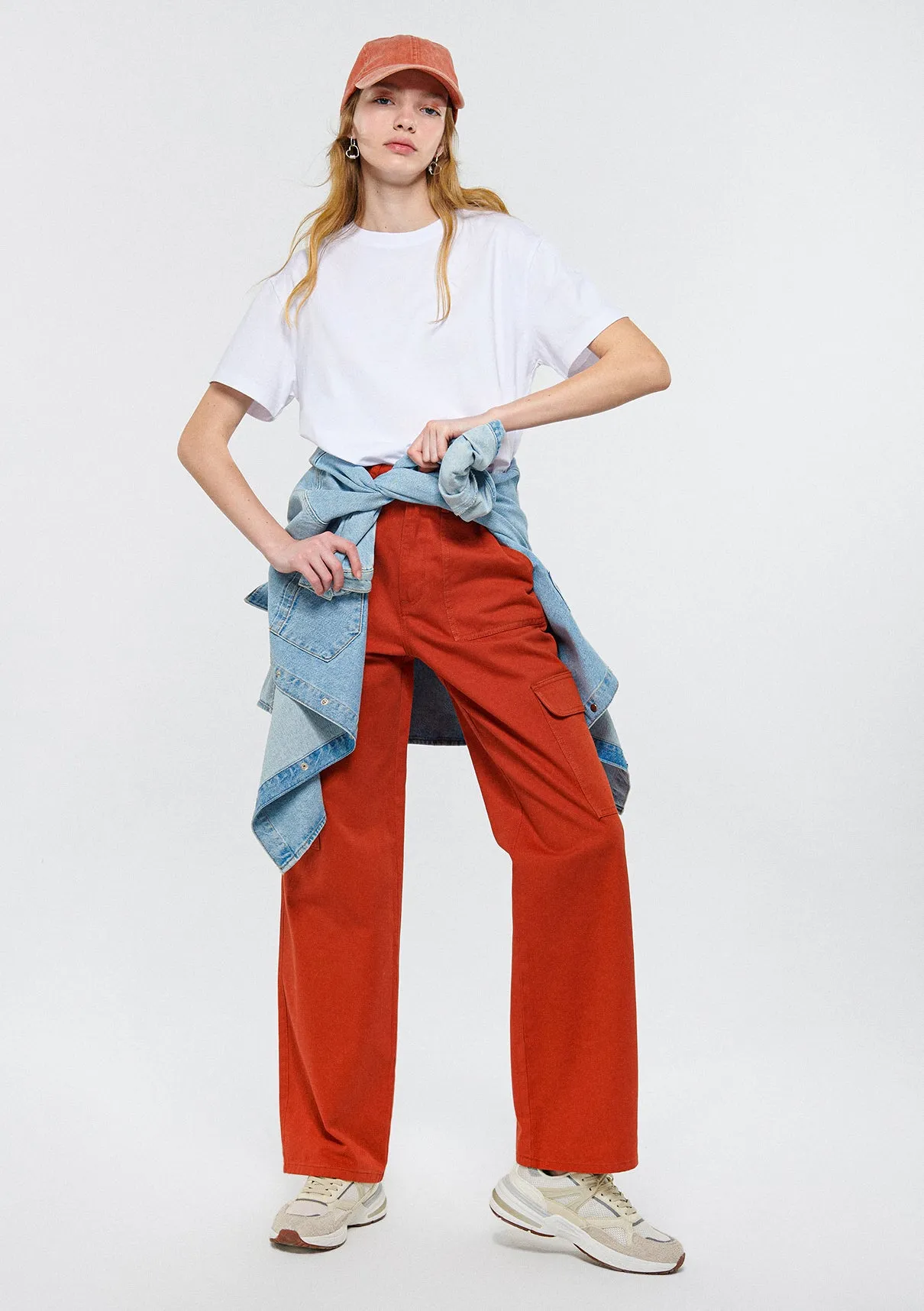 Red Cargo Pants