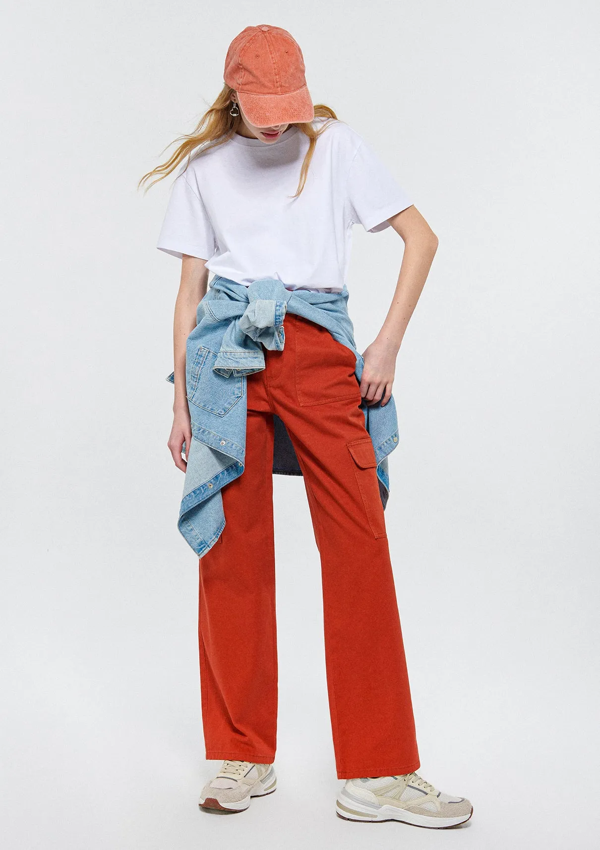 Red Cargo Pants