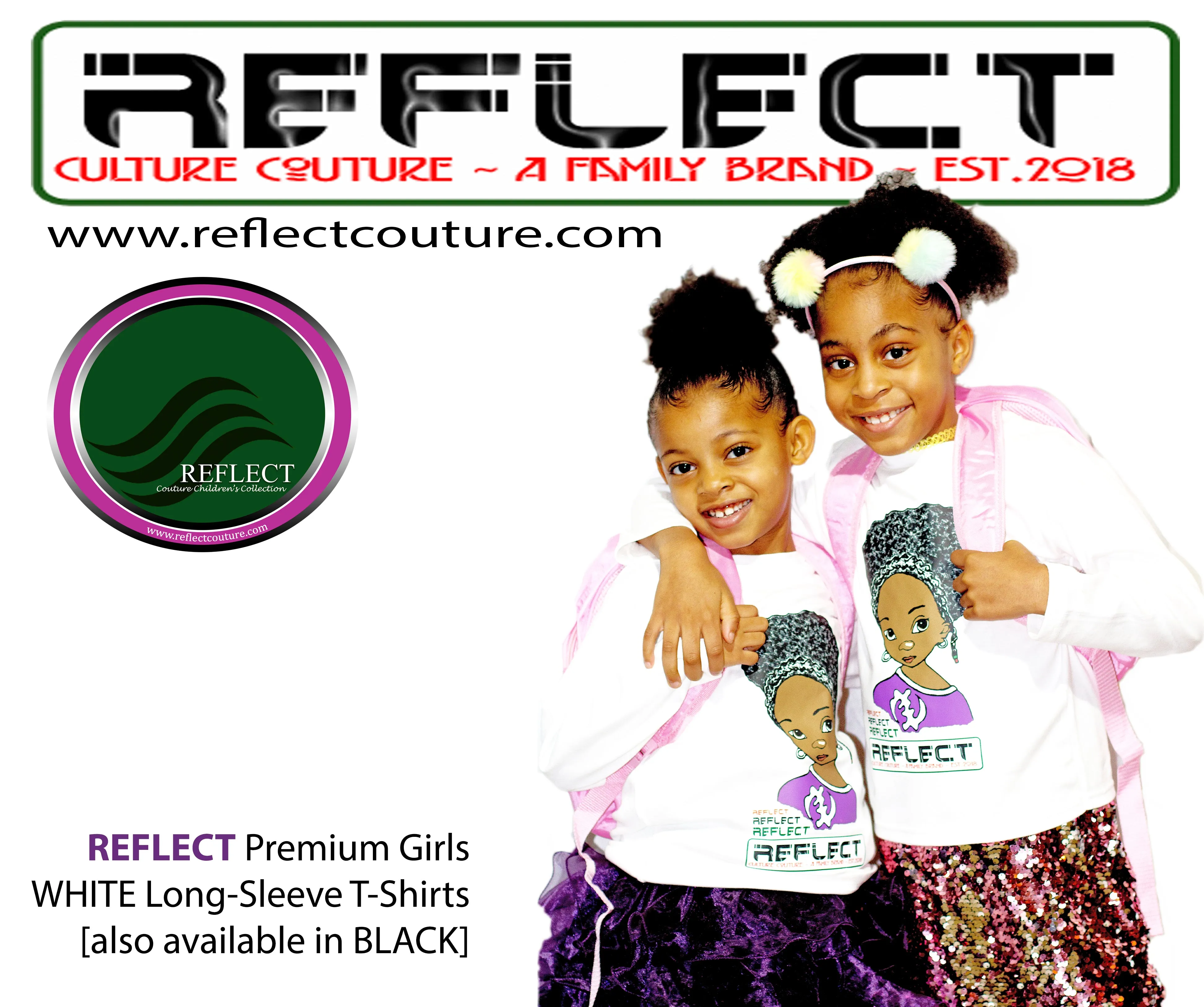 REFLECT Long-Sleeve T-Shirt Girls [WHITE] SALE