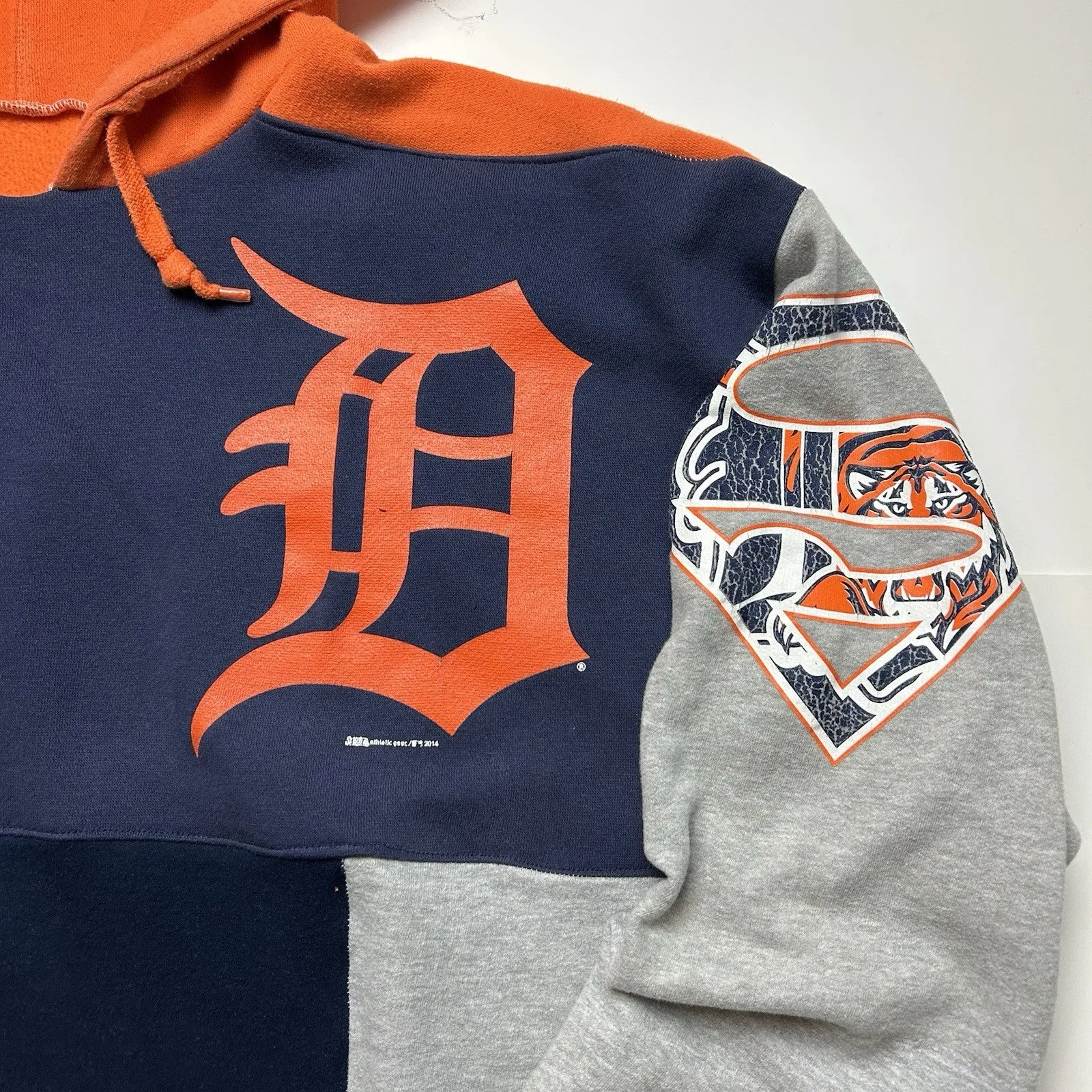 Reworked Detroit Tigers Patchwork Hoodie [XL]