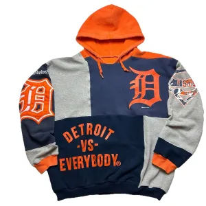 Reworked Detroit Tigers Patchwork Hoodie [XL]