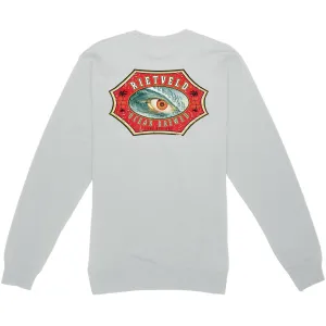 Rietveld Mens Ocean Brewed Crew Neck Sweatshirt - Grey