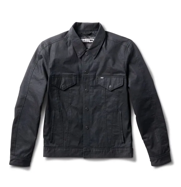 ROLAND SANDS DAWSON JACKET WAXED BLACK