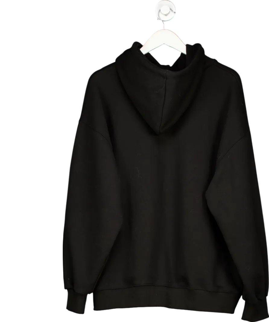 Rumor Black Reverse Graphic Hoodie UK L