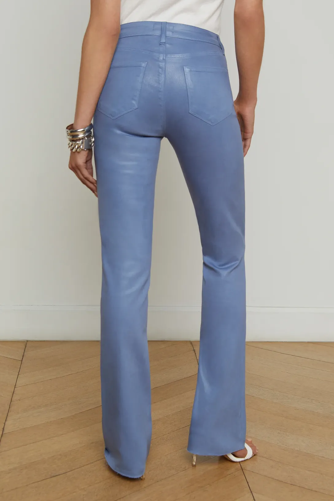 Ruth Coated Straight Leg Jean | Wild Wind Coated