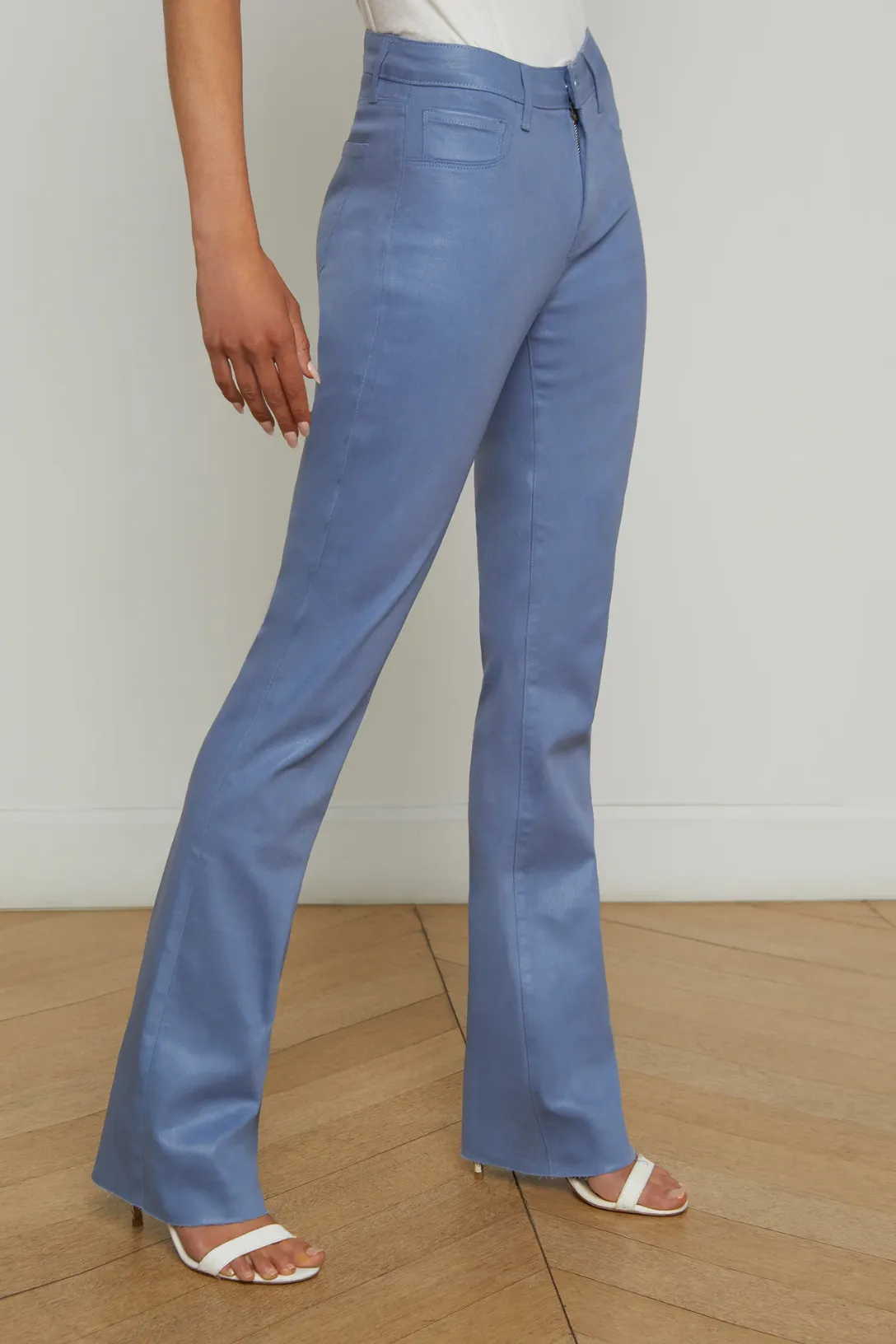 Ruth Coated Straight Leg Jean | Wild Wind Coated