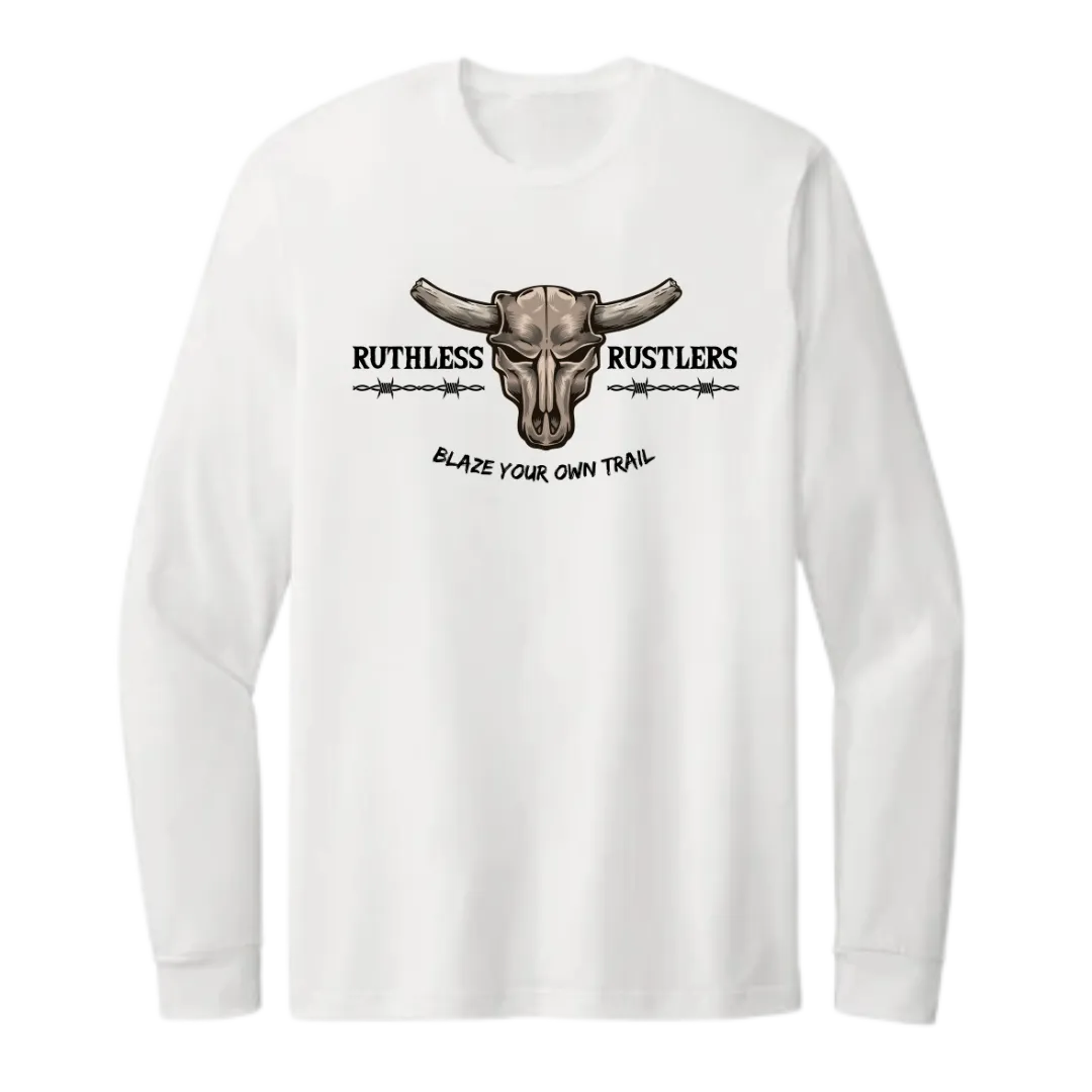 Ruthless Rustlers Barbed Wire Long Sleeve T-Shirt