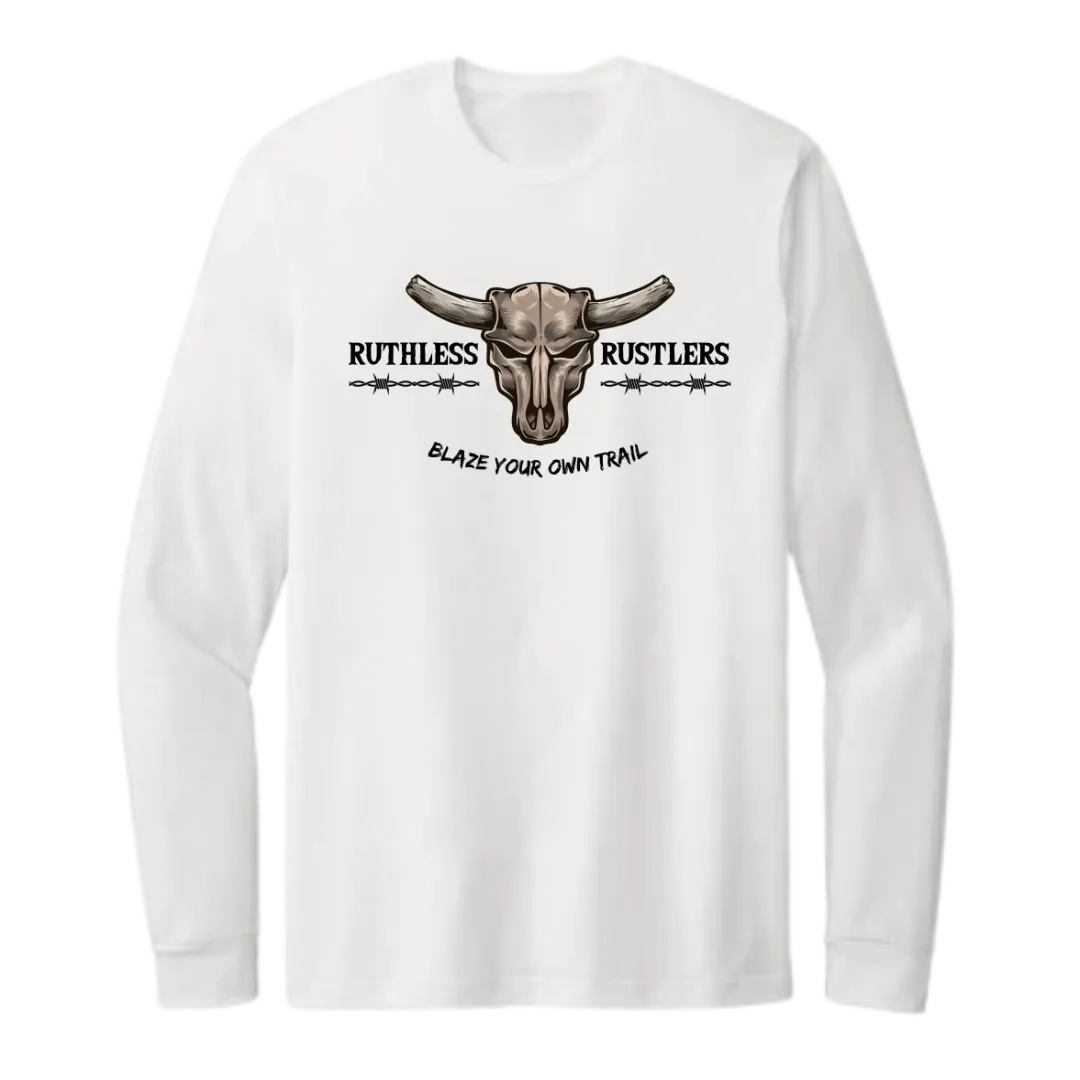 Ruthless Rustlers Barbed Wire Long Sleeve T-Shirt