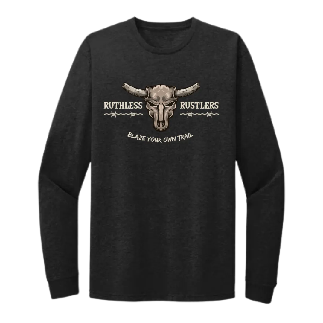 Ruthless Rustlers Barbed Wire Long Sleeve T-Shirt