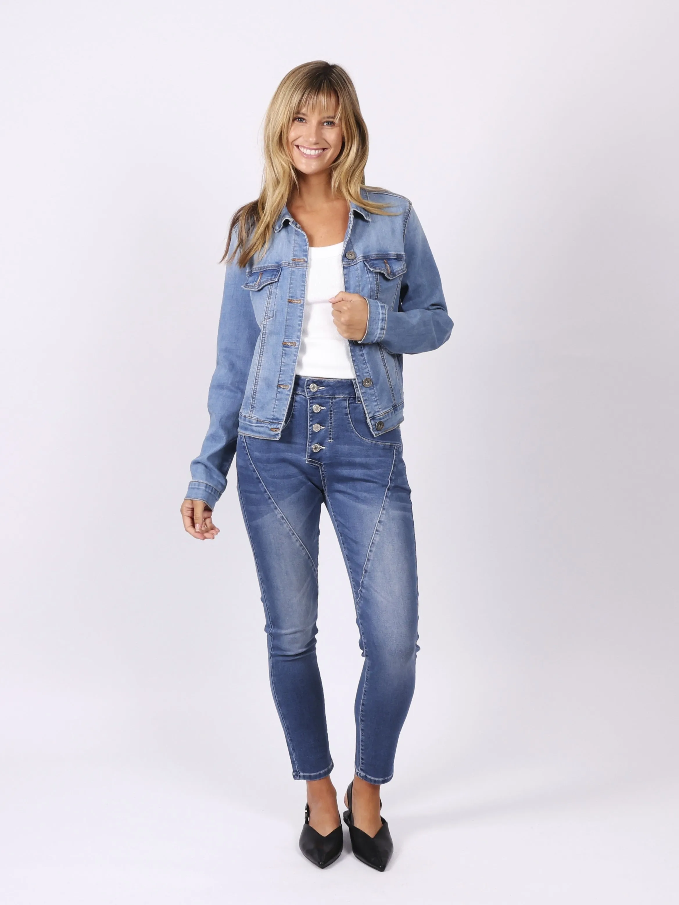 Rylan Denim Jacket - Sand Wash