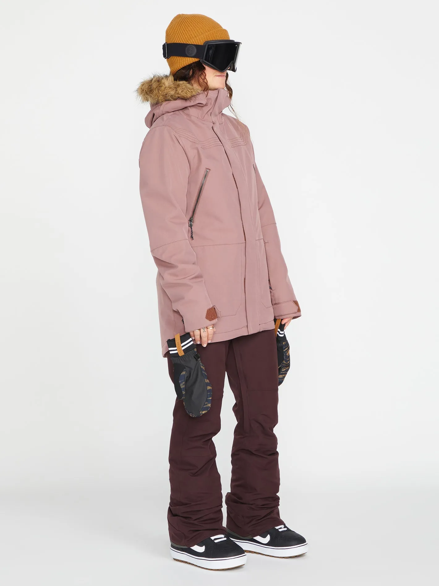 Salopette de snow Swift - Black Plum