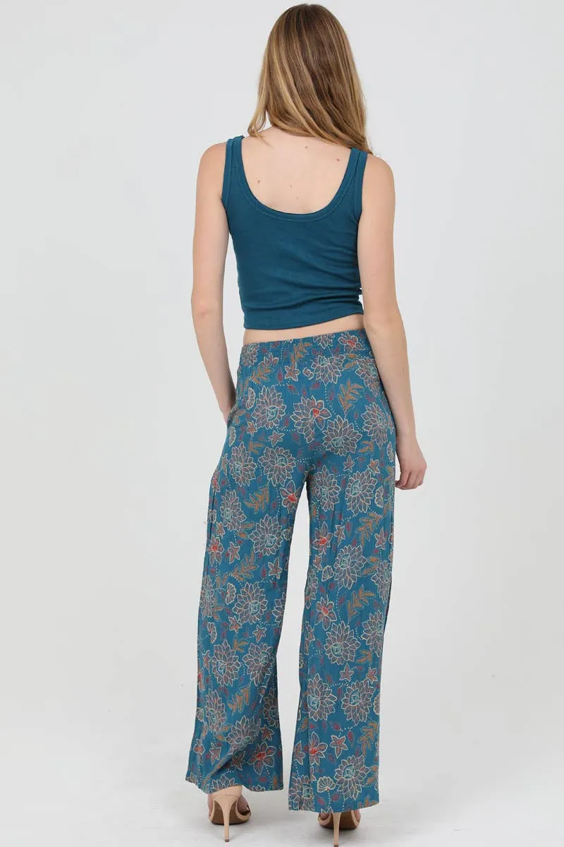 Samantha Wide Leg Tie Front Pants