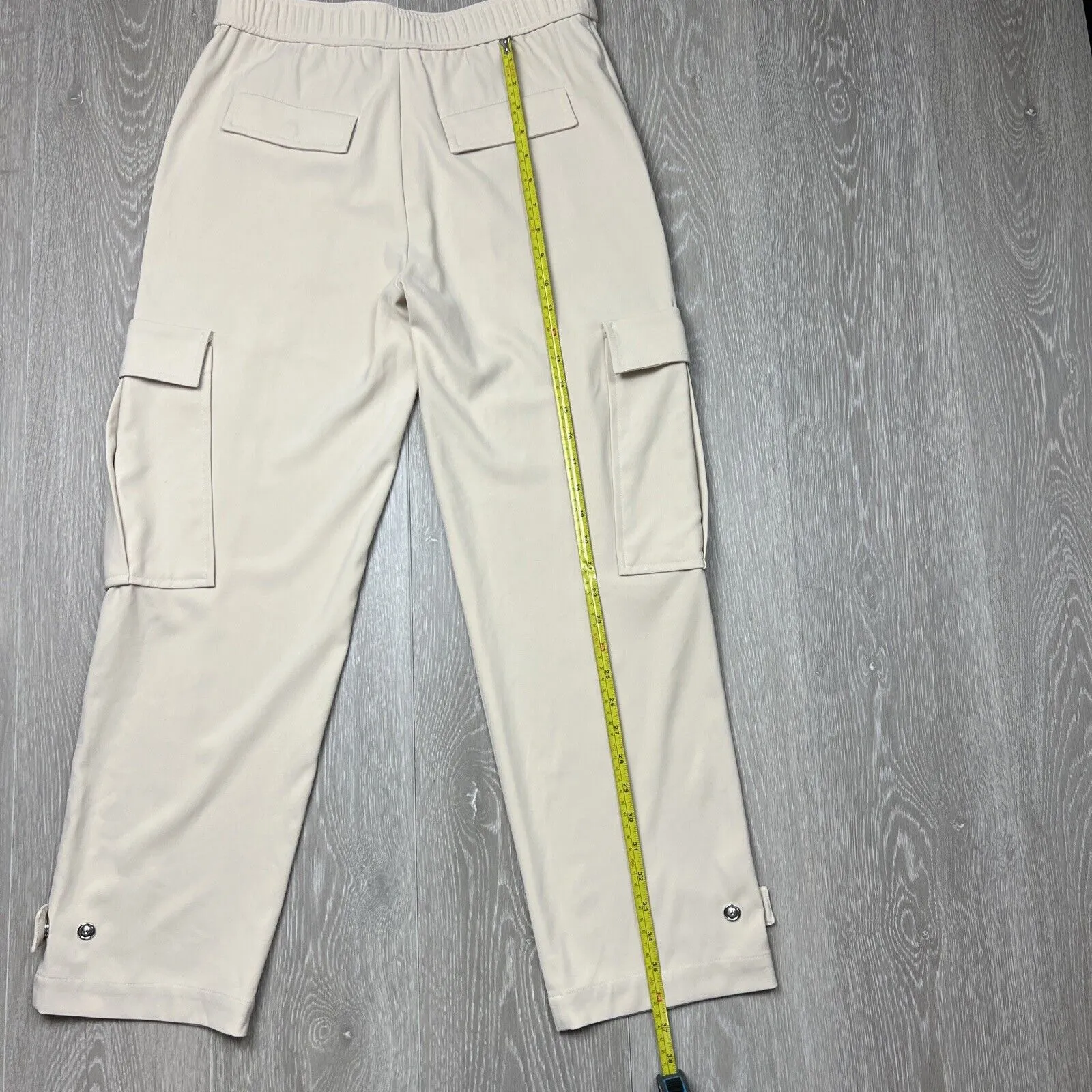 Samsoe Samsoe Womens Beige Citrine Trousers Pants Cargo Size Small