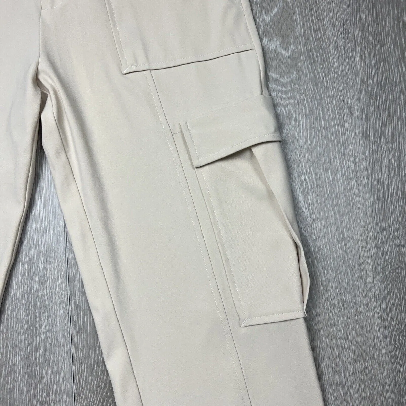 Samsoe Samsoe Womens Beige Citrine Trousers Pants Cargo Size Small